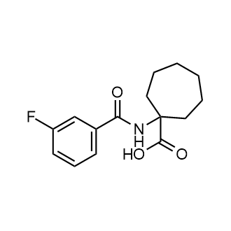 1-(3-Fluorobenzamido)cycloheptane-1-carboxylic acid|CS-0127107