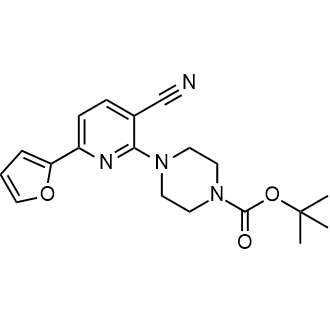 tert-Butyl 4-[3-cyano-6-(furan-2-yl)pyridin-2-yl]piperazine-1-carboxylate|CS-0127262