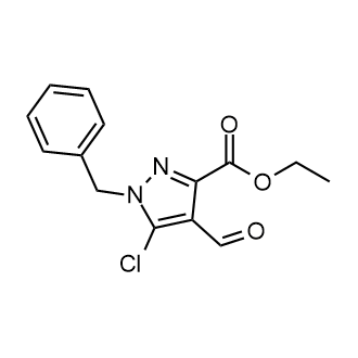 Ethyl 1-benzyl-5-chloro-4-formyl-1H-pyrazole-3-carboxylate|CS-0127743