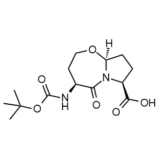 (4S,7S,9aS)-4-((tert-Butoxycarbonyl)amino)-5-oxooctahydropyrrolo[2,1-b][1,3]oxazepine-7-carboxylic acid|CS-0127785