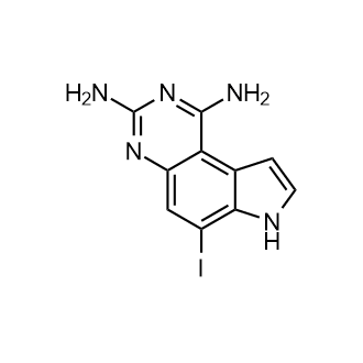 6-Iodo-7H-pyrrolo[3,2-f]quinazoline-1,3-diamine|CS-0130116