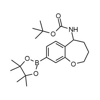 tert-Butyl (8-(4,4,5,5-tetramethyl-1,3,2-dioxaborolan-2-yl)-2,3,4,5-tetrahydrobenzo[b]oxepin-5-yl)carbamate|CS-0130681