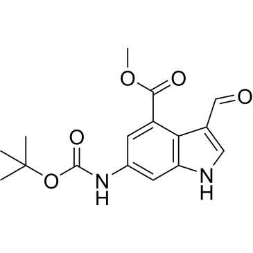 Methyl 6-((tert-butoxycarbonyl)amino)-3-formyl-1H-indole-4-carboxylate|CS-0131023