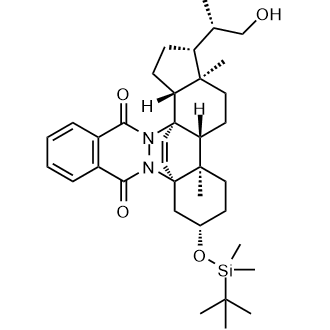 (3R,3aR,5aR,5bR,8S,9aS,17aS,17bR)-8-((tert-Butyldimethylsilyl)oxy)-3-((S)-1-hydroxypropan-2-yl)-3a,5b-dimethyl-2,3,3a,4,5,5a,6,7,8,9-decahydro-1H-9a,17a-ethenobenzo[c]cyclopenta[h]phthalazino[2,3-a]cinnoline-11,16(5bH,17bH)-dione|CS-0131301