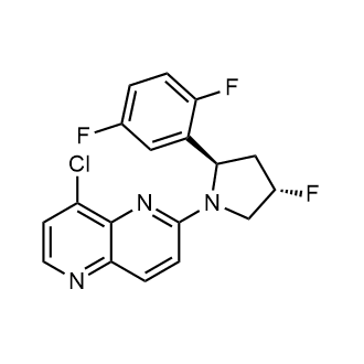 8-Chloro-2-((2R,4S)-2-(2,5-difluorophenyl)-4-fluoropyrrolidin-1-yl)-1,5-naphthyridine|CS-0131383