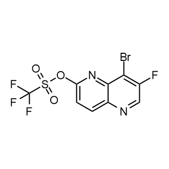 8-Bromo-7-fluoro-1,5-naphthyridin-2-yl trifluoromethanesulfonate|CS-0131397