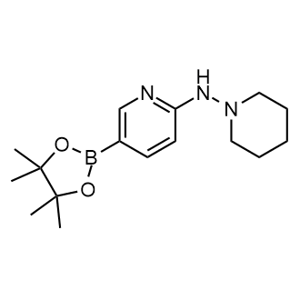 N-(Piperidin-1-yl)-5-(4,4,5,5-tetramethyl-1,3,2-dioxaborolan-2-yl)pyridin-2-amine|CS-0132328