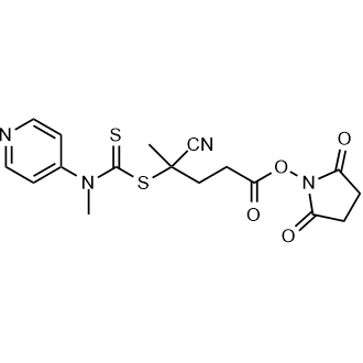 1-Succinimidyl-4-cyano-4-[N-methyl-N-(4-pyridyl)carbamothioylthio]pentanoate|CS-0133384