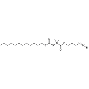 2-(Dodecylthiocarbonothioylthio)-2-methylpropionic acid 3-azido-1-propanol ester|CS-0133416