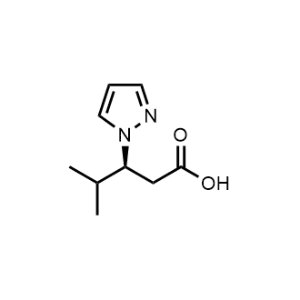 (S)-4-Methyl-3-(1H-pyrazol-1-yl)pentanoic acid|CS-0133476
