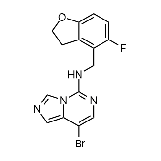 8-Bromo-N-((5-fluoro-2,3-dihydrobenzofuran-4-yl)methyl)imidazo[1,5-c]pyrimidin-5-amine|CS-0133957