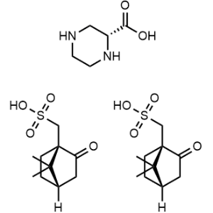 (R)-Piperazine-2-carboxylic acid compound with ((1R,4S)-7,7-dimethyl-2-oxobicyclo[2.2.1]heptan-1-yl)methanesulfonic acid 1:2|CS-0133992