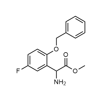 Methyl 2-amino-2-(2-(benzyloxy)-5-fluorophenyl)acetate|CS-0134873