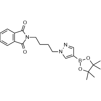 2-(4-(4-(4,4,5,5-Tetramethyl-1,3,2-dioxaborolan-2-yl)-1H-pyrazol-1-yl)butyl)isoindoline-1,3-dione|CS-0135173