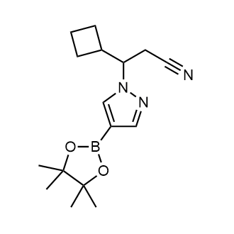 3-Cyclobutyl-3-(4-(4,4,5,5-tetramethyl-1,3,2-dioxaborolan-2-yl)-1H-pyrazol-1-yl)propanenitrile|CS-0135497