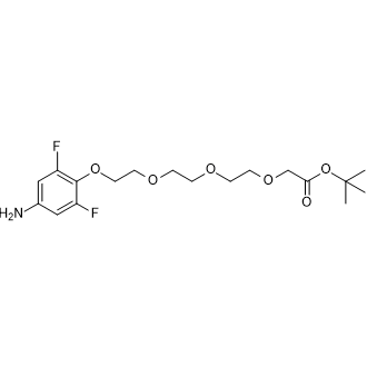 tert-Butyl 2-(2-(2-(2-(4-amino-2,6-difluorophenoxy)ethoxy)ethoxy)ethoxy)acetate|CS-0136517
