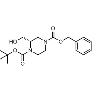 4-Benzyl 1-(tert-butyl) (S)-2-(hydroxymethyl)piperazine-1,4-dicarboxylate|CS-0137189