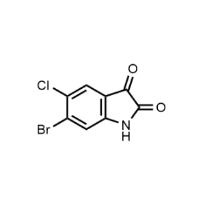 6-Bromo-5-chloroindoline-2,3-dione|CS-0137581