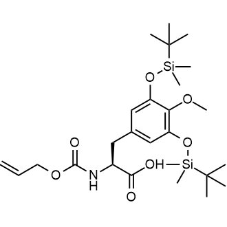 (S)-2-(((Allyloxy)carbonyl)amino)-3-(3,5-bis((tert-butyldimethylsilyl)oxy)-4-methoxyphenyl)propanoic acid|CS-0137722