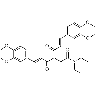 (E)-6-(3,4-Dimethoxyphenyl)-3-((E)-3-(3,4-dimethoxyphenyl)acryloyl)-N,N-diethyl-4-oxohex-5-enamide|CS-0138265