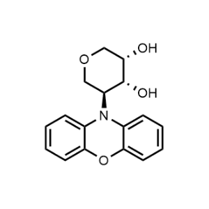 (3S,4R,5S)-5-(10H-Phenoxazin-10-yl)tetrahydro-2H-pyran-3,4-diol|CS-0140280