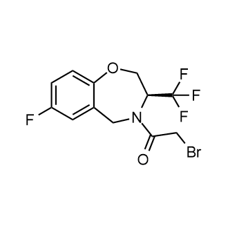 (S)-2-Bromo-1-(7-fluoro-3-(trifluoromethyl)-2,3-dihydrobenzo[f][1,4]oxazepin-4(5H)-yl)ethan-1-one|CS-0140384