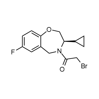 (R)-2-Bromo-1-(3-cyclopropyl-7-fluoro-2,3-dihydrobenzo[f][1,4]oxazepin-4(5H)-yl)ethan-1-one|CS-0140385