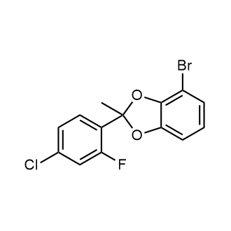 4-Bromo-2-(4-chloro-2-fluorophenyl)-2-methylbenzo[d][1,3]dioxole|CS-0140857