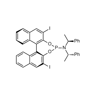 (11bS)-2,6-diiodo-N,N-bis((S)-1-phenylethyl)dinaphtho[2,1-d:1',2'-f][1,3,2]dioxaphosphepin-4-amine|CS-0142234