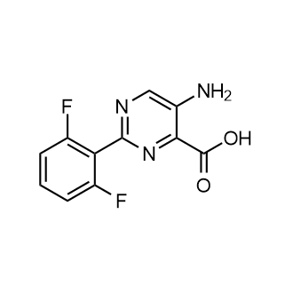 5-Amino-2-(2,6-difluorophenyl)pyrimidine-4-carboxylic acid|CS-0142397