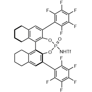 1,1,1-Trifluoro-N-((11bS)-4-oxido-2,6-bis(perfluorophenyl)-8,9,10,11,12,13,14,15-octahydrodinaphtho[2,1-d:1',2'-f][1,3,2]dioxaphosphepin-4-yl)methanesulfonamide|CS-0142745