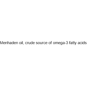 Menhaden oil, crude source of omega-3 fatty acids|CS-0143315