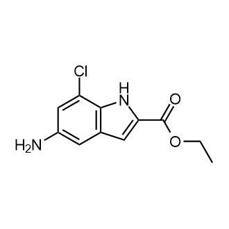 Ethyl 5-amino-7-chloro-1H-indole-2-carboxylate|CS-0143359