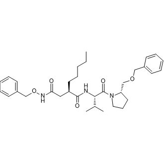(R)-N4-(Benzyloxy)-N1-((S)-1-((S)-2-((benzyloxy)methyl)pyrrolidin-1-yl)-3-methyl-1-oxobutan-2-yl)-2-pentylsuccinamide|CS-0145240