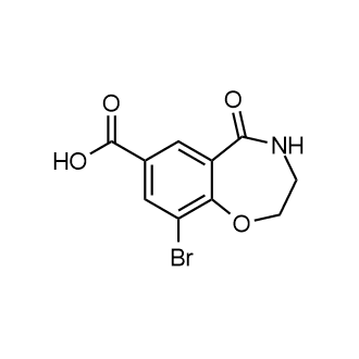 9-Bromo-5-oxo-2,3,4,5-tetrahydrobenzo[f][1,4]oxazepine-7-carboxylic acid|CS-0146232