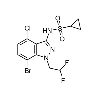 N-(7-Bromo-4-chloro-1-(2,2-difluoroethyl)-1H-indazol-3-yl)cyclopropanesulfonamide|CS-0146940