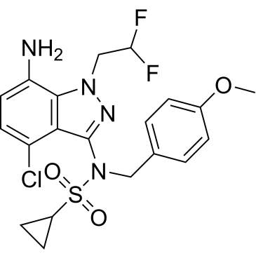 N-(7-Amino-4-chloro-1-(2,2-difluoroethyl)-1H-indazol-3-yl)-N-(4-methoxybenzyl)cyclopropanesulfonamide|CS-0146950