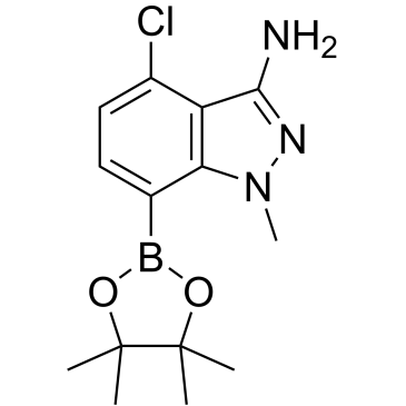4-Chloro-1-methyl-7-(4,4,5,5-tetramethyl-1,3,2-dioxaborolan-2-yl)-1H-indazol-3-amine|CS-0146969