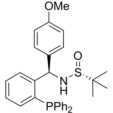 [S(R)]-N-[(R)-[2-(Diphenylphosphino)phenyl](4-methoxyphenyl)methyl]-2-methyl-2-propanesulfinamide|CS-0147159