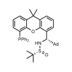 [S(R)]-N-((1S)-(Adamantan-1-yl)(5-(diphenylphosphanyl)-9,9-dimethyl-9H-xanthen-4-yl)methyl)-2-methyl-2-propanesulfinamide|CS-0147353