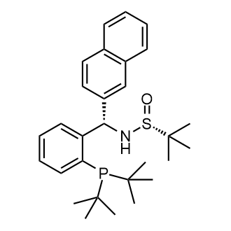 [S(R)]-N-[(S)-[2-(Di-tert-butylphosphino)phenyl[(2-naphthalenyl)methyl]-2-methyl-2-propanesulfinamide|CS-0147408