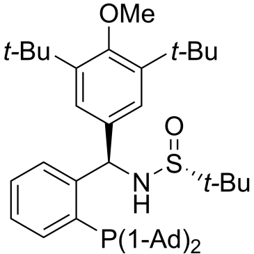 [S(R)]-N-[(R)-[3,5-Bis(1,1-dimethylethyl)-4 methoxyphenyl][2-(diadamantanphosphanyl)phenyl]methyl]-2-methyl-2-propanesulfinamide|CS-0147525