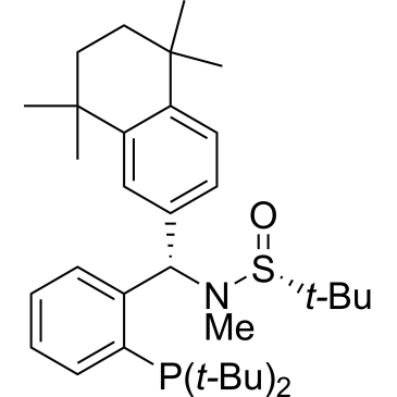 [S(R)]-N-((S)-(2-(Di-tert-butylphosphino)phenyl)(5,6,7,8-tetrahydro-5,5,8,8-tetramethyl-2-naphthalenyl)methyl]-N,2-dimethyl-2-propanesulfinamide|CS-0147603
