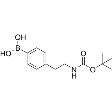 (4-(2-((tert-Butoxycarbonyl)amino)ethyl)phenyl)boronic acid|CS-0147652