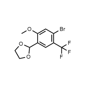 2-(4-Bromo-2-methoxy-5-(trifluoromethyl)phenyl)-1,3-dioxolane|CS-0147911