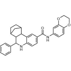 N-(2,3-Dihydrobenzo[b][1,4]dioxin-6-yl)-6-phenyl-5,6,6a,7,8,9,10,10a-octahydro-7,10-methanophenanthridine-2-carboxamide|CS-0148826