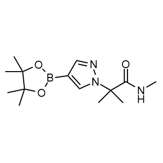 N,2-Dimethyl-2-(4-(4,4,5,5-tetramethyl-1,3,2-dioxaborolan-2-yl)-1H-pyrazol-1-yl)propanamide|CS-0149334