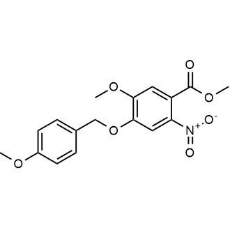 Methyl 5-methoxy-4-((4-methoxybenzyl)oxy)-2-nitrobenzoate|CS-0150385