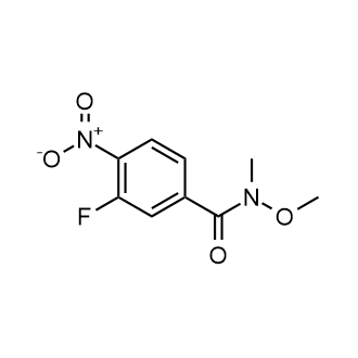 3-Fluoro-N-methoxy-N-methyl-4-nitrobenzamide|CS-0151368