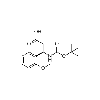 (R)-3-((tert-Butoxycarbonyl)amino)-3-(2-methoxyphenyl)propanoic acid|CS-0154563